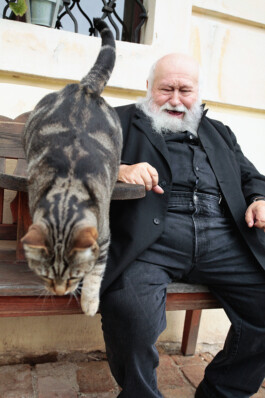 Herrmann Nitsch fotografiert von Michael Ullrich für das SZ Magazin 
